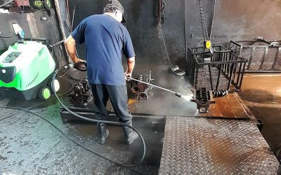 Como remover graxa pesada de máquinas agrícolas